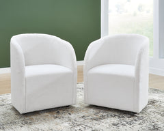 3 Brothers Decor - Ashley Furniture - Rowanbeck Dining Room - Dining Chair (Set of 2) / Black - D821-02AX2