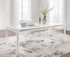 3 Brothers Decor - Ashley Furniture - Chalanna Dining Room - RECT Dining Room EXT Table / White - D822-35