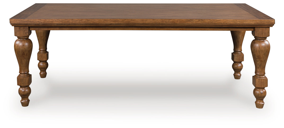 3 Brothers Decor - Ashley Furniture - Greddinton Dining Table - Rectangular Dining Room Table / Brown - PCD824-25