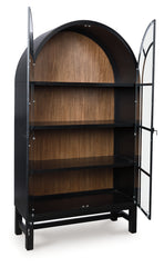 3 Brothers Decor - Ashley Furniture - Greddinton Display Cabinet - Display Cabinet / Black/Brown - PCD824-376