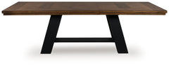 3 Brothers Decor - Ashley Furniture - Greddinton Dining Extension Table - Dining Extension Table / Brown/Black - PCD824D11