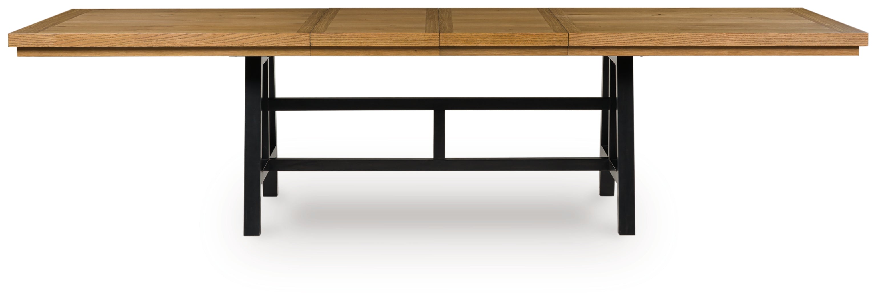 3 Brothers Decor - Ashley Furniture - Galliden Dining Room - RECT Dining Room EXT Table / Black/Brown - D841-55