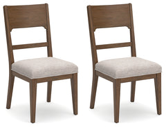 3 Brothers Decor - Ashley Furniture - Cabalynn Dining Room - Dining Chair (Set of 2) / Light Brown - D974-01X2