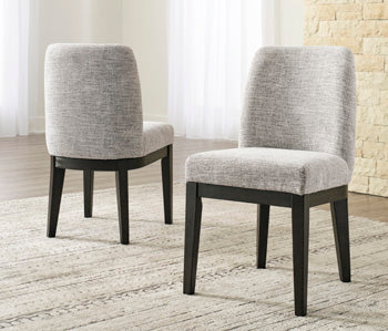 3 Brothers Decor - Ashley Furniture - Burkhaus Dining Room - Dining Chair (Set of 2) / Dark Brown - D984-01X2