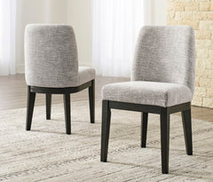 3 Brothers Decor - Ashley Furniture - Burkhaus Dining Room - Dining Chair (Set of 2) / Dark Brown - D984-01X2