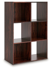3 Brothers Decor - Ashley Furniture - Glosmount Six Cube Organizer - Six Cube Organizer / Cherry/Light Brown - EA1055-3X2