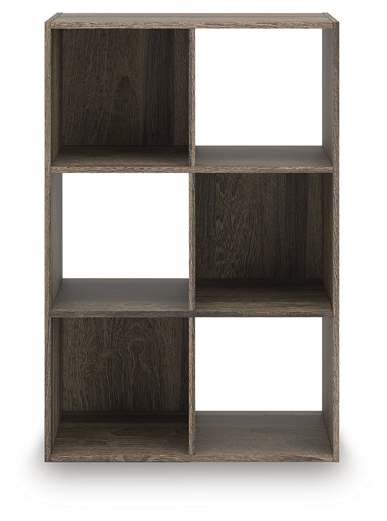 3 Brothers Decor - Ashley Furniture - Shallifer Six Cube Organizer - Six Cube Organizer / Brown - EA1104-3X2