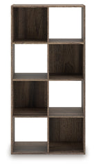 3 Brothers Decor - Ashley Furniture - Shallifer Eight Cube Organizer - Eight Cube Organizer / Brown - EA1104-4X2