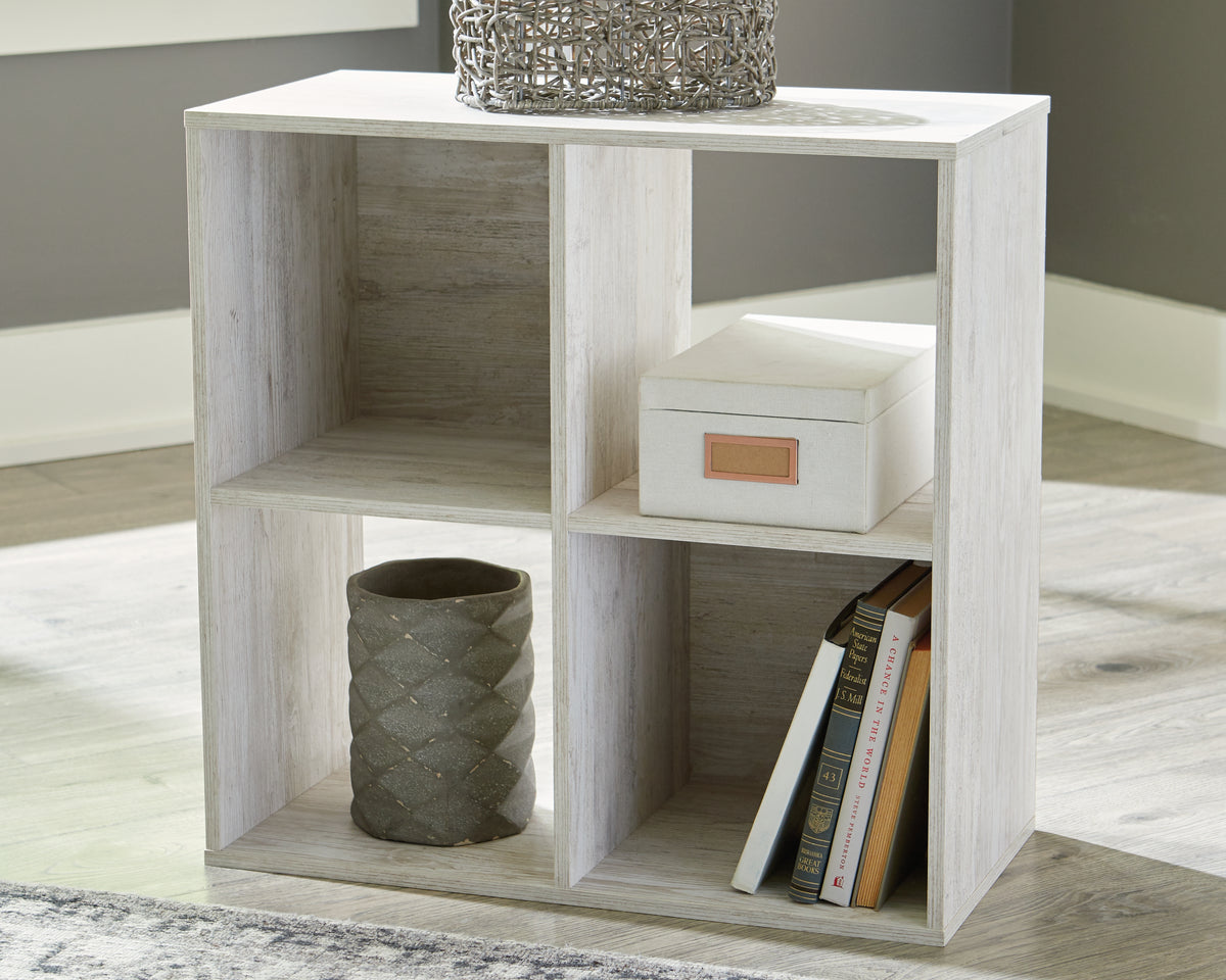 3 Brothers Decor - Ashley Furniture - Paxberry Four Cube Organizer - Four Cube Organizer / Whitewash - EA1811-2X2