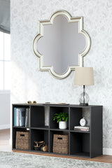 3 Brothers Decor - Ashley Furniture - Langdrew Eight Cube Organizer - Eight Cube Organizer / Black - EA4957-4X2