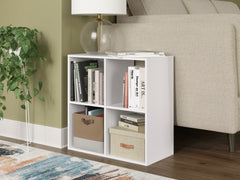 3 Brothers Decor - Ashley Furniture - Onita Four Cube Organizer - Four Cube Organizer / White - EA9630-2X2