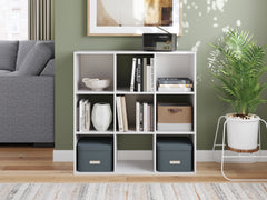 3 Brothers Decor - Ashley Furniture - Onita Nine Cube Organizer - Nine Cube Organizer / White - EA9630-3X3