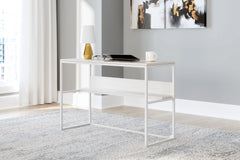 3 Brothers Decor - Ashley Furniture - Deznee Office Desk - Home Office Desk / White - H162-14
