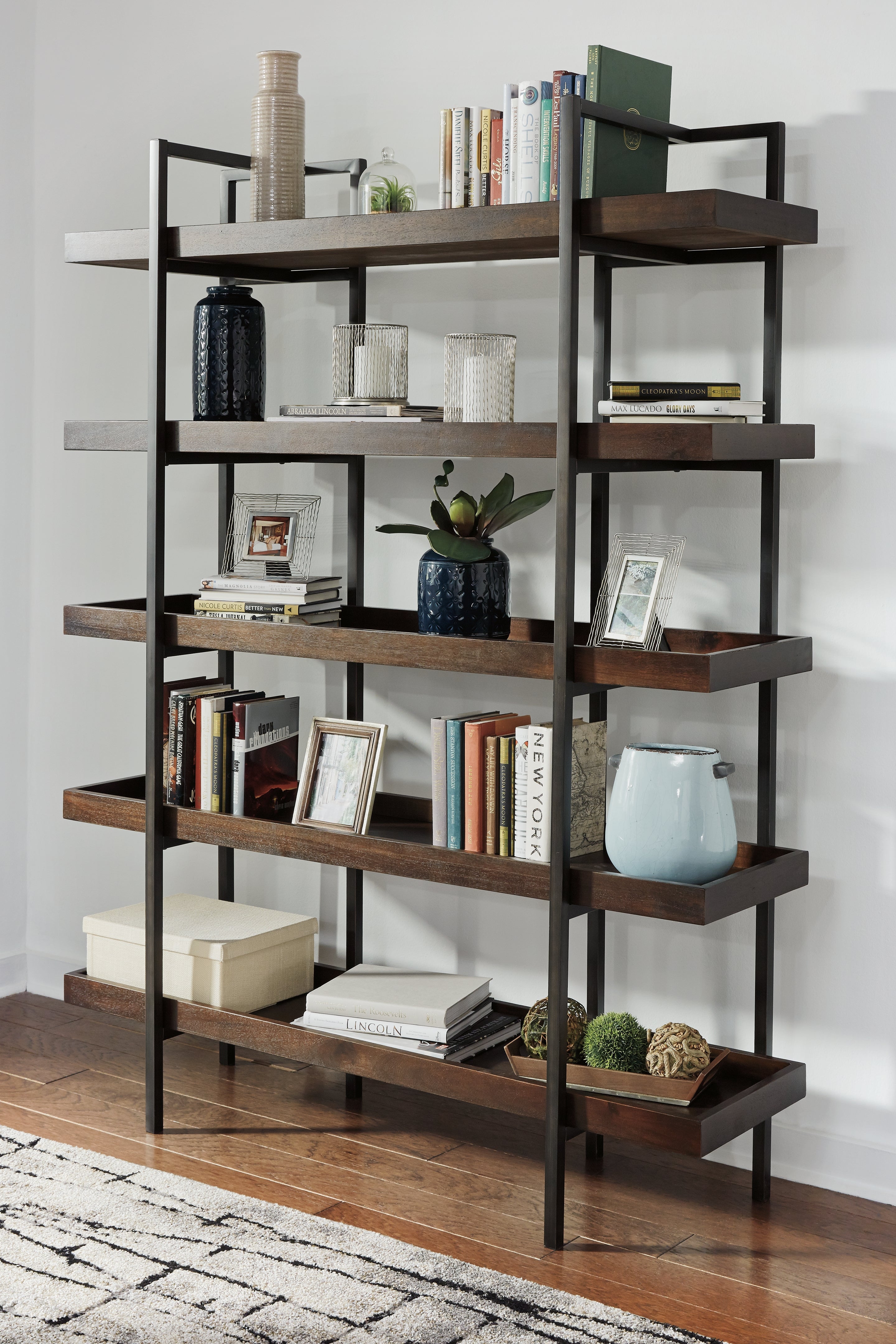 3 Brothers Decor - Ashley Furniture - Starmore Bookcase - Bookcase / Brown - H633-70