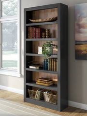 3 Brothers Decor - Ashley Furniture - Wildenauer Bookcase - Bookcase / Brown/Black - H664-70