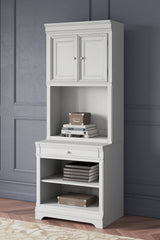 3 Brothers Decor - Ashley Furniture - Kanwyn Bookcase - Bookcase / Whitewash - H777H7