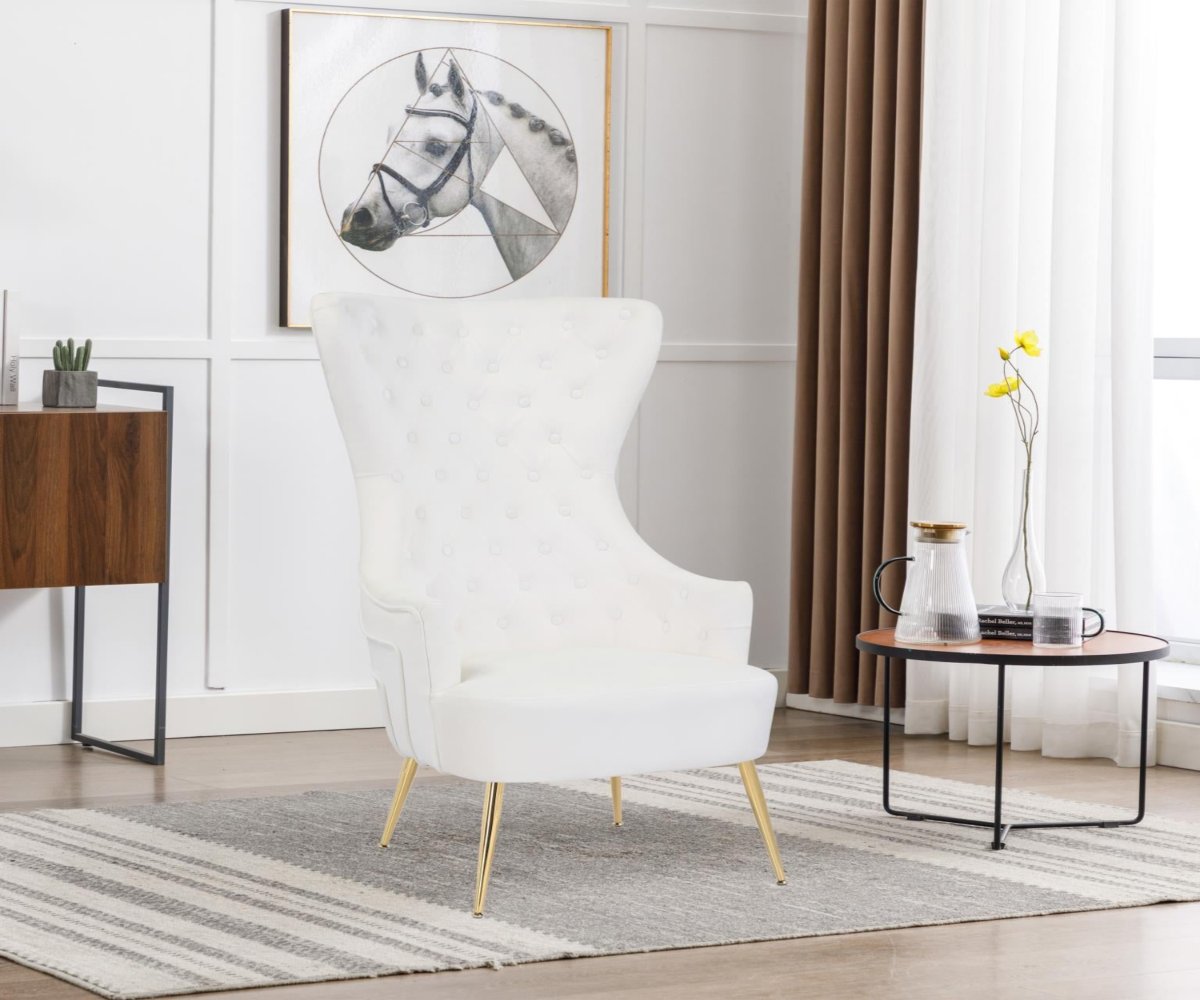 White / Cream Accent chair