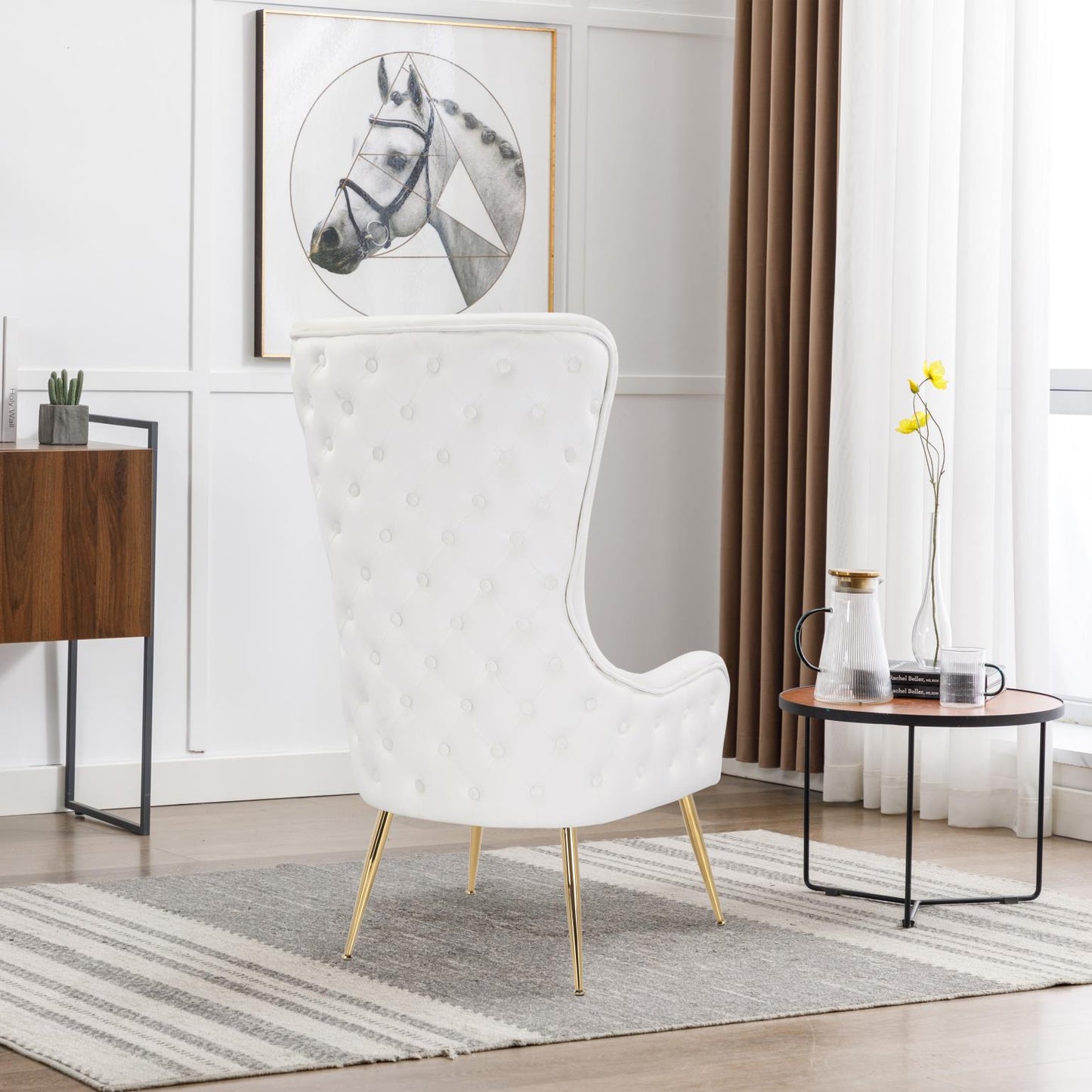 White / Cream Accent chair