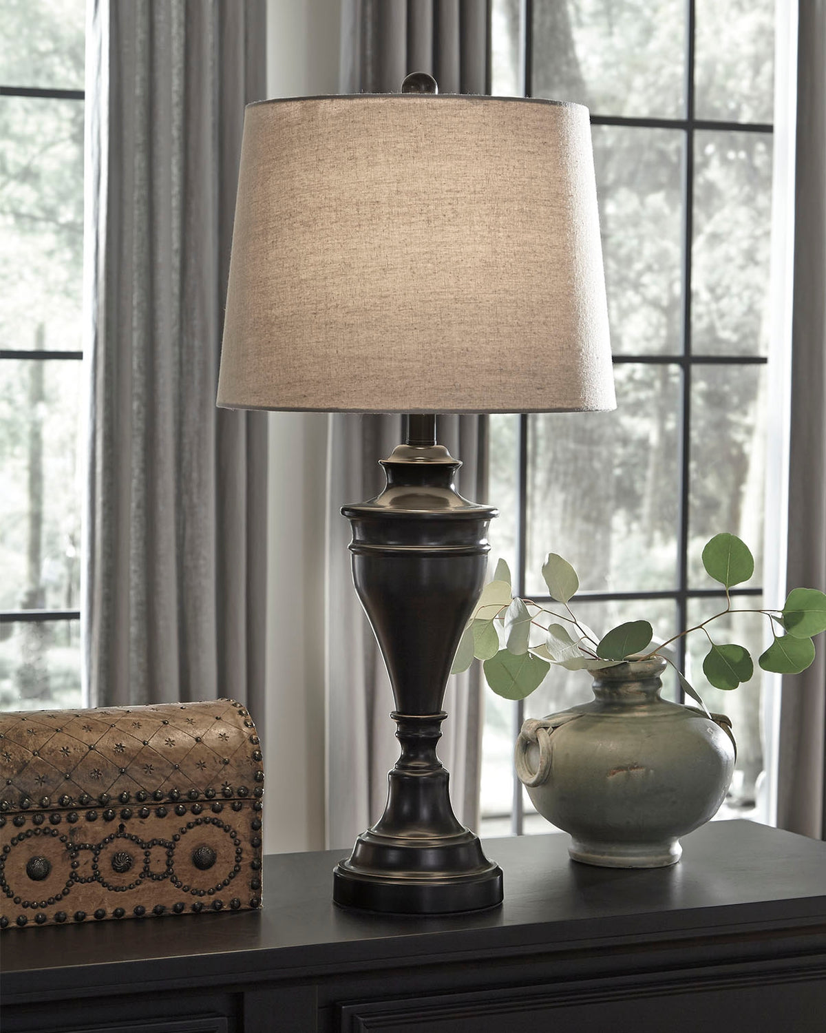 3 Brothers Decor - Ashley Furniture - Darlita Lighting - Metal Table Lamp (Set of 2) / Bronze Finish - L204024