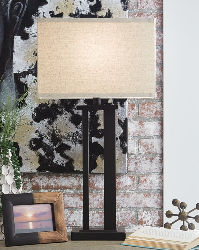 3 Brothers Decor - Ashley Furniture - Aniela Lighting - Metal Table Lamp (Set of 2) / Bronze Finish - L204074