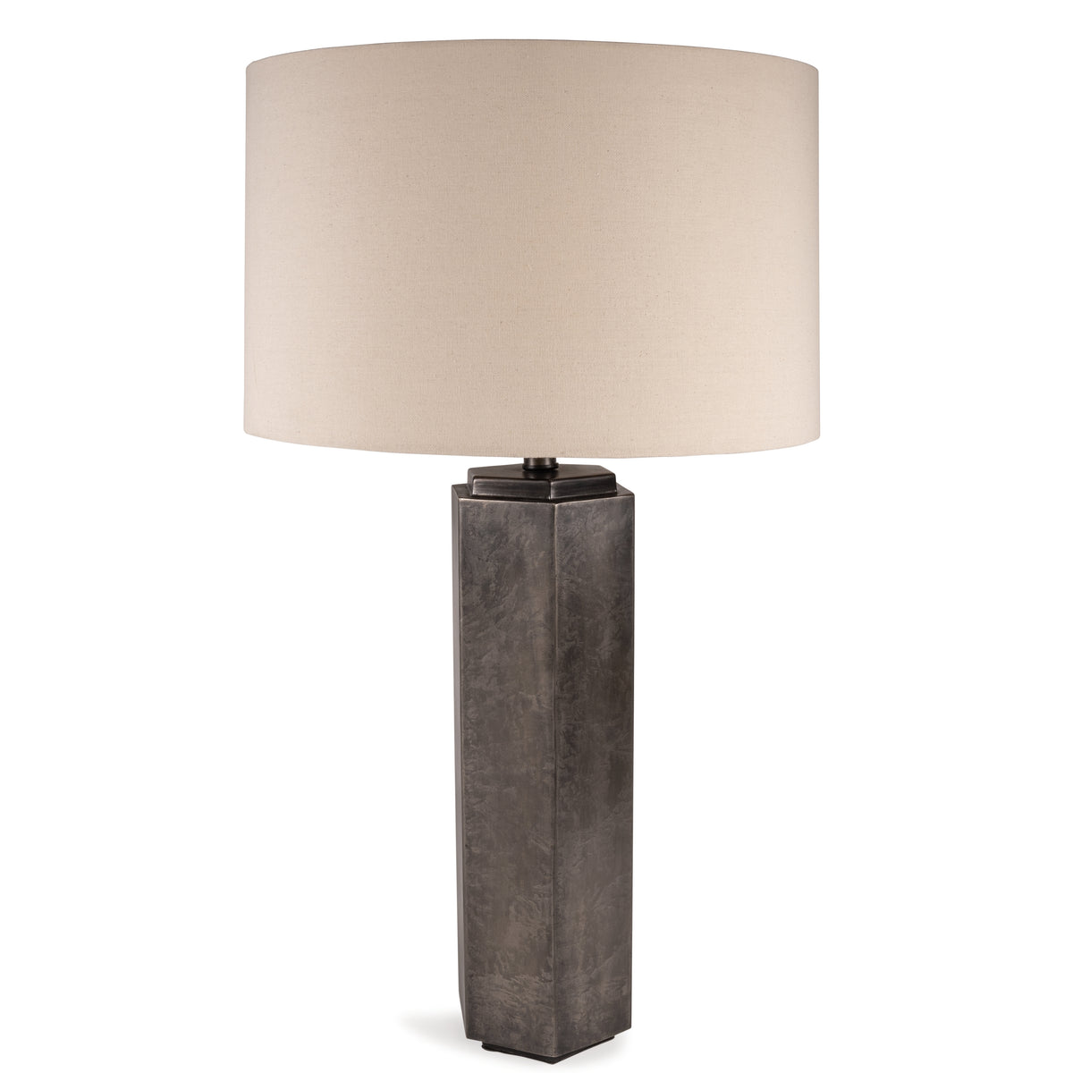 3 Brothers Decor - Ashley Furniture - Dirkton Lighting - Metal Table Lamp (1/CN) / Antique Pewter Finish - L208324