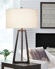 3 Brothers Decor - Ashley Furniture - Ryandale Lighting - Metal Table Lamp (1/CN) / Antique Black - L208344