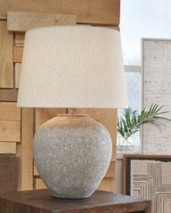 3 Brothers Decor - Ashley Furniture - Dreward Lighting - Table Lamp (Set of 2) / Distressed Gray - L235694X2