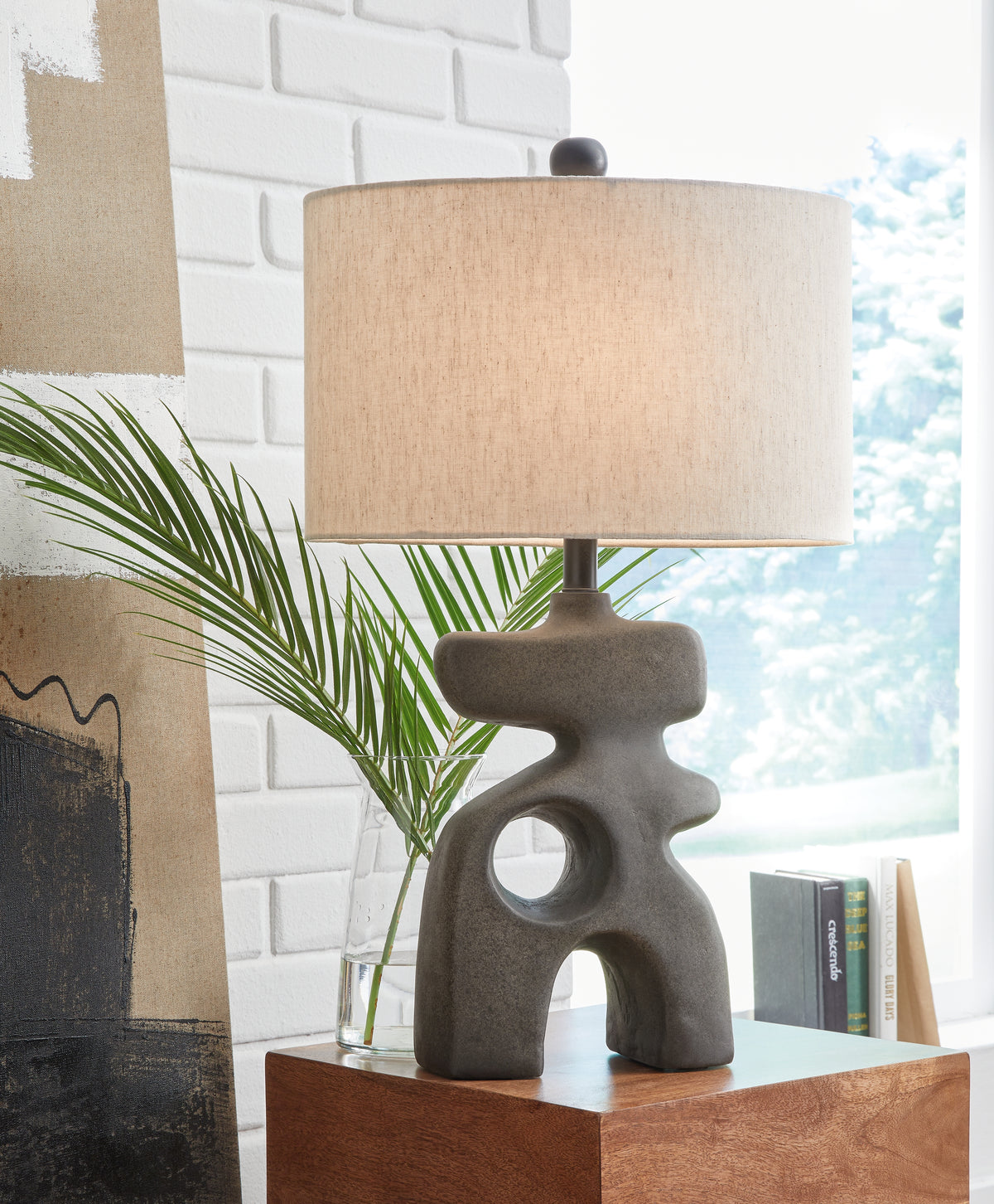 3 Brothers Decor - Ashley Furniture - Danacy Lighting - Table Lamp (Set of 2) / Distressed Black - L235754X2