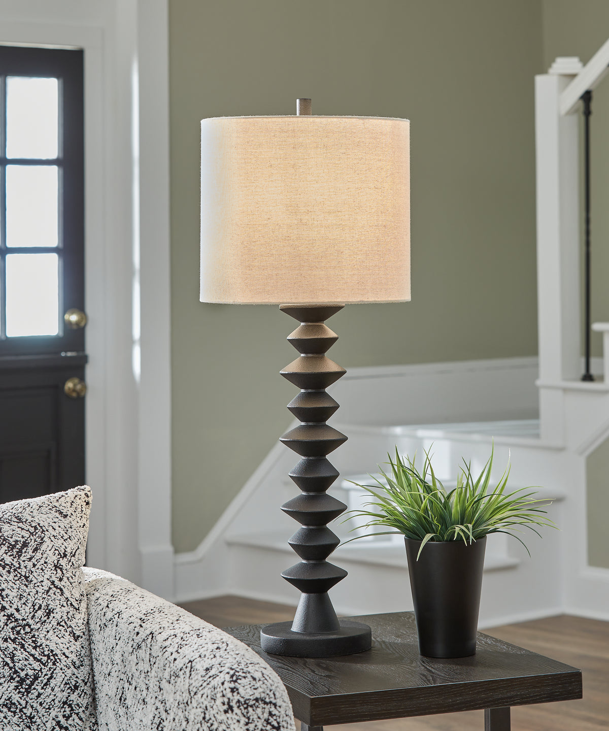 3 Brothers Decor - Ashley Furniture - Luanndon Lighting - Poly Buffet Lamp (1/CN) / Black - L235783
