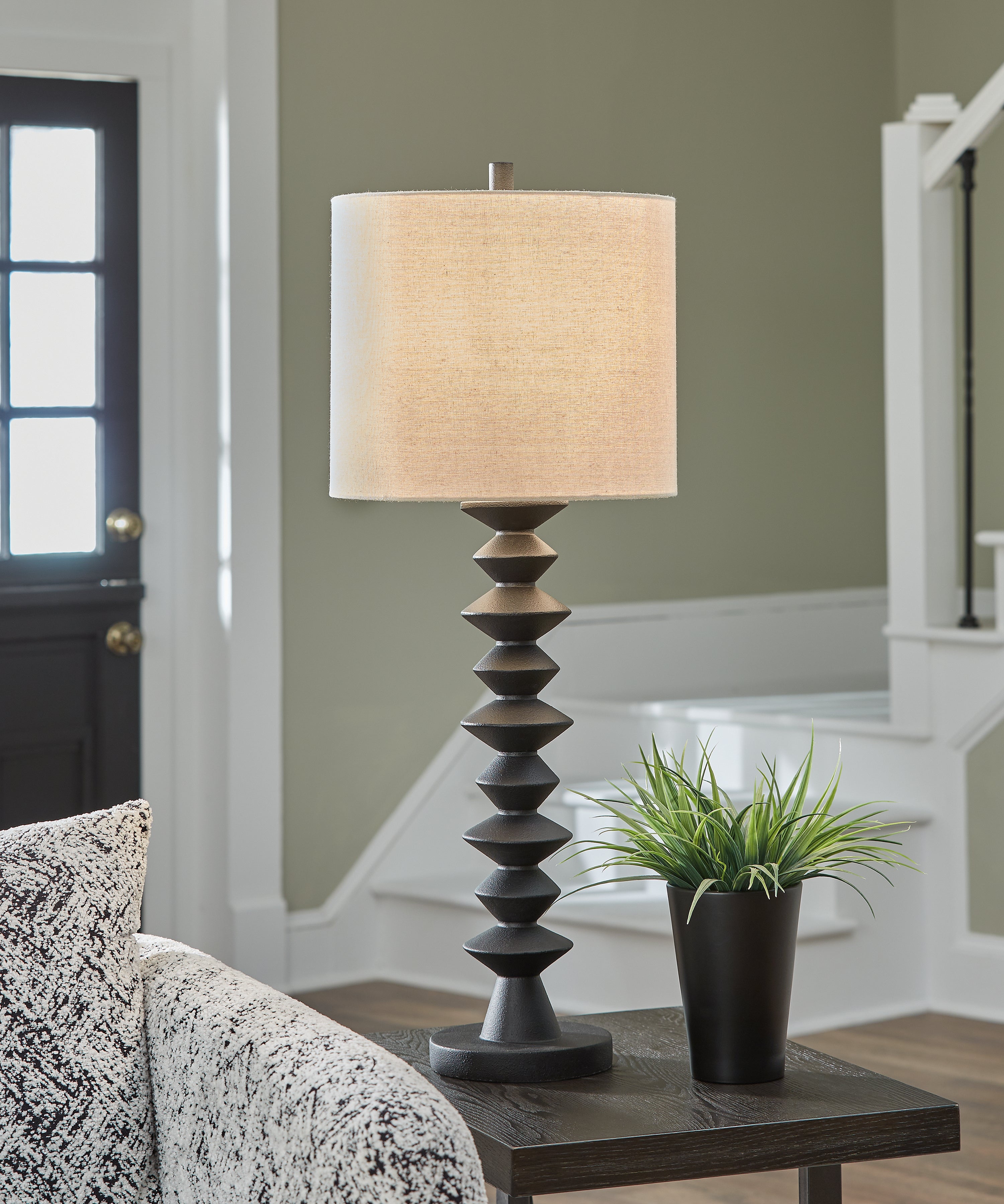 3 Brothers Decor - Ashley Furniture - Luanndon Lighting - 2-Piece Lamp Set / Black - L235783X2