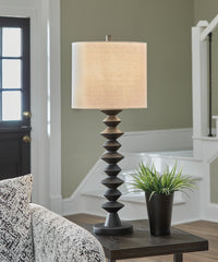 3 Brothers Decor - Ashley Furniture - Luanndon Lighting - Poly Buffet Lamp (1/CN) / Black - L235783
