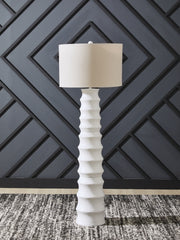 3 Brothers Decor - Ashley Furniture - Veraleigh Lighting - Poly Floor Lamp (1/CN) / White - L235851
