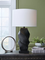 3 Brothers Decor - Ashley Furniture - Amillion Lighting - Poly Table Lamp (1/CN) / Black - L235904