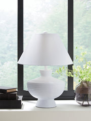3 Brothers Decor - Ashley Furniture - Harelwood Lighting - Poly Table Lamp (1/CN) / White - L235934