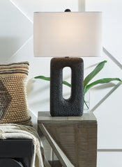 3 Brothers Decor - Ashley Furniture - Wimmings Lighting - Poly Table Lamp (Set of 2) / Black - L243654