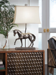 3 Brothers Decor - Ashley Furniture - Sandorman Lighting - Poly Table Lamp (1/CN) / Bronze Finish - L317044