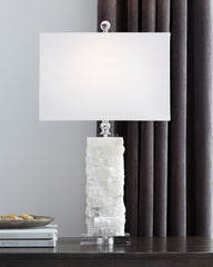 3 Brothers Decor - Ashley Furniture - Malise Lighting - Alabaster Table Lamp (1/CN) / White - L429014