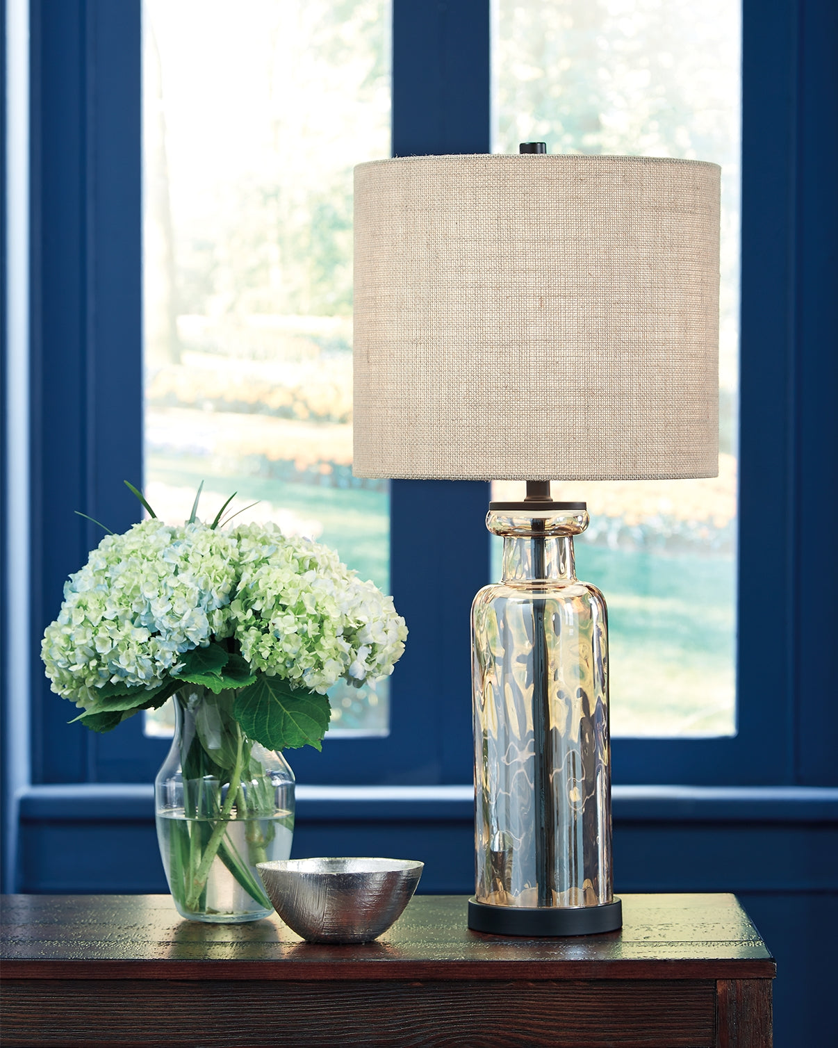 3 Brothers Decor - Ashley Furniture - Laurentia Lighting - Glass Table Lamp (1/CN) / Champagne - L431414