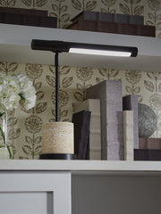 3 Brothers Decor - Ashley Furniture - Vinmour Lighting - Metal Desk Lamp (1/CN) / Brown/Beige - L734402