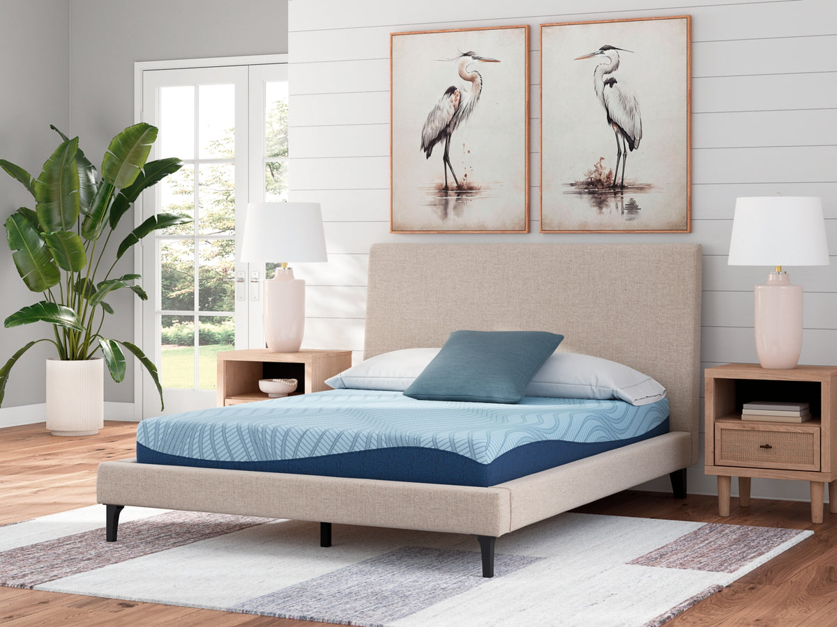 3 Brothers Decor - Ashley Furniture - Peak 2.0 8 Memory Foam Mattresses - Twin / White - M20411