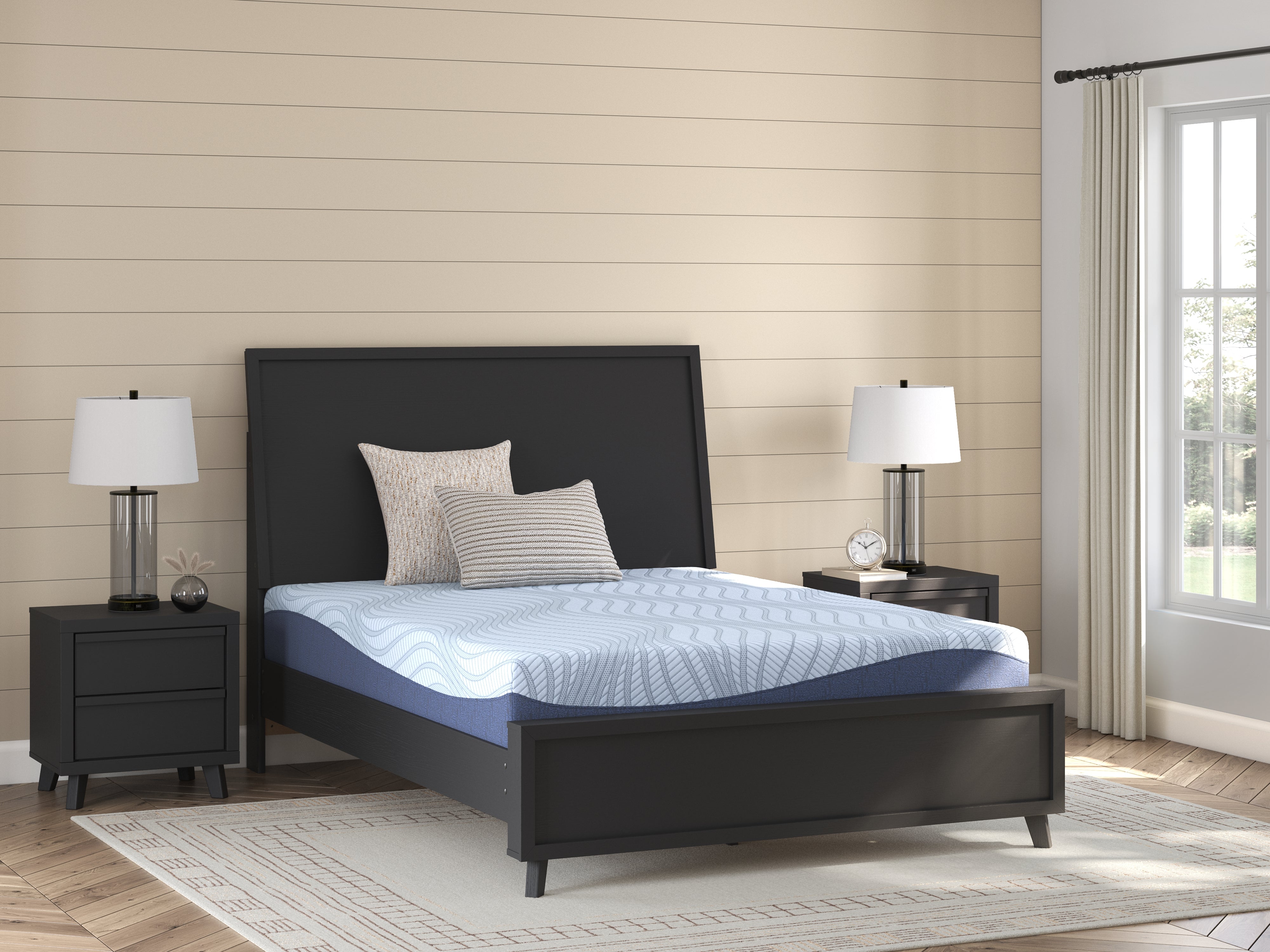 3 Brothers Decor - Ashley Furniture - Peak 2.0 10 Memory Foam Mattresses - Queen / White - M20531