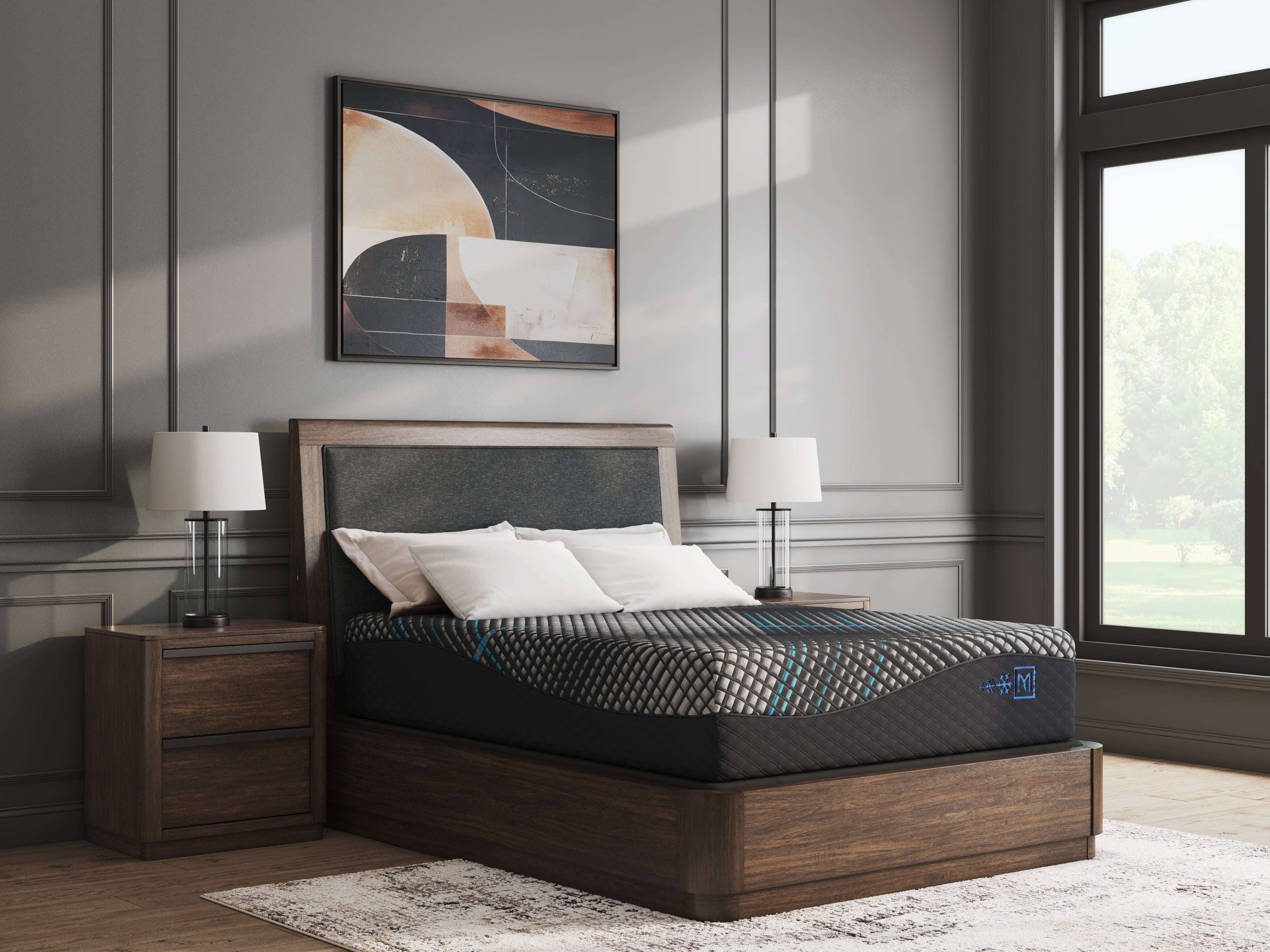 3 Brothers Decor - Ashley Furniture - Millennium 2.0 Foam 14 Inch Mattresses - Queen / Black - M31231