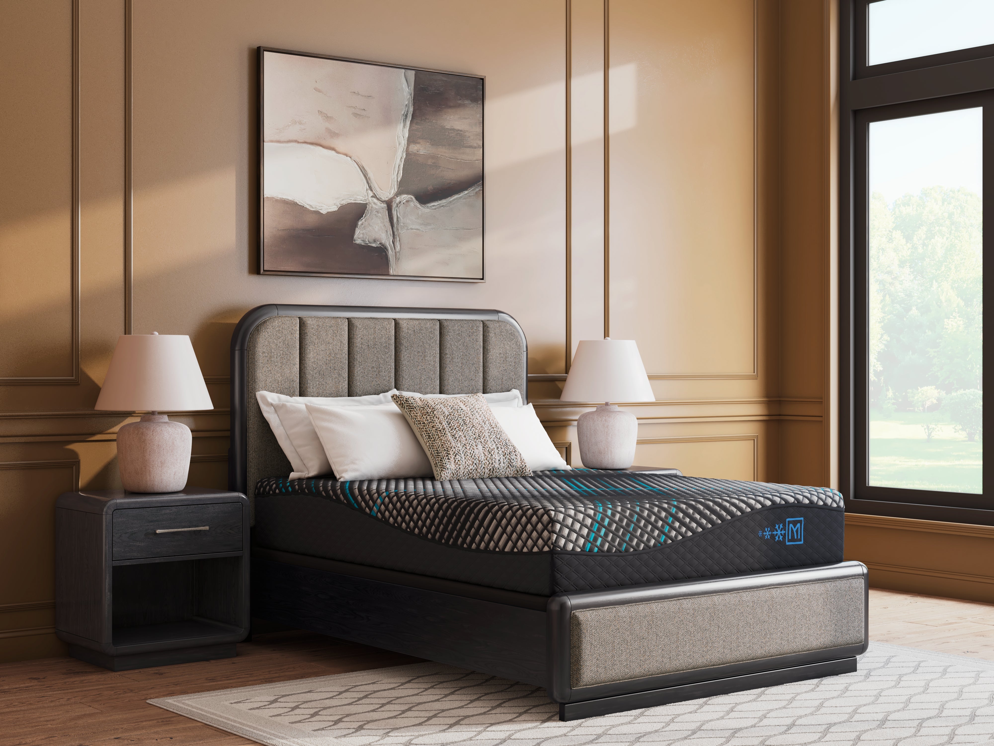 3 Brothers Decor - Ashley Furniture - Millennium 2.0 Hybrid 12 Inch Mattresses - Twin XL / Black - M31371
