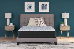 3 Brothers Decor - Ashley Furniture - Elite Springs Firm Mattresses - California King / Gray/Blue - M40551