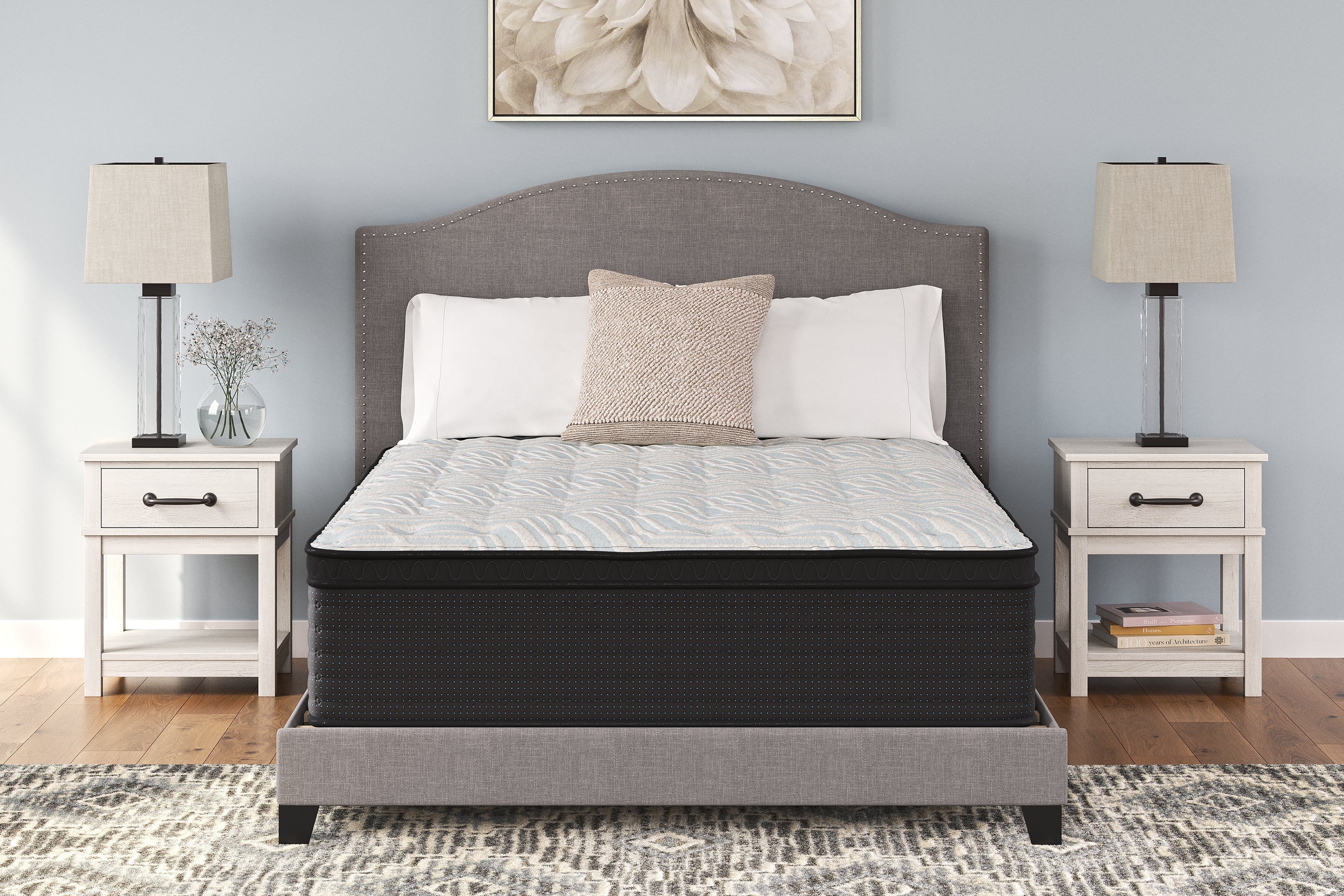 3 Brothers Decor - Ashley Furniture - Palisades ET Mattresses - Full / Gray/Blue - M41721