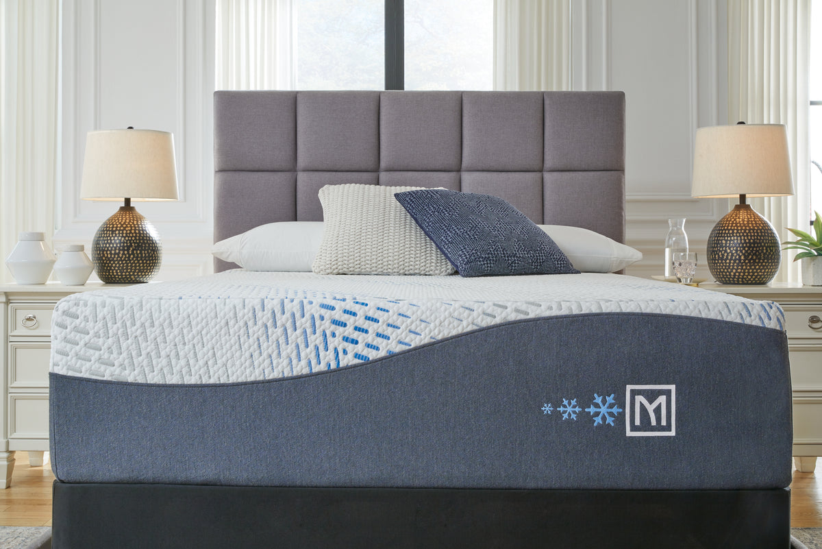 3 Brothers Decor - Ashley Furniture - Millennium Luxury Plush Gel Latex Hybrid Mattresses - Twin XL / White - M50871