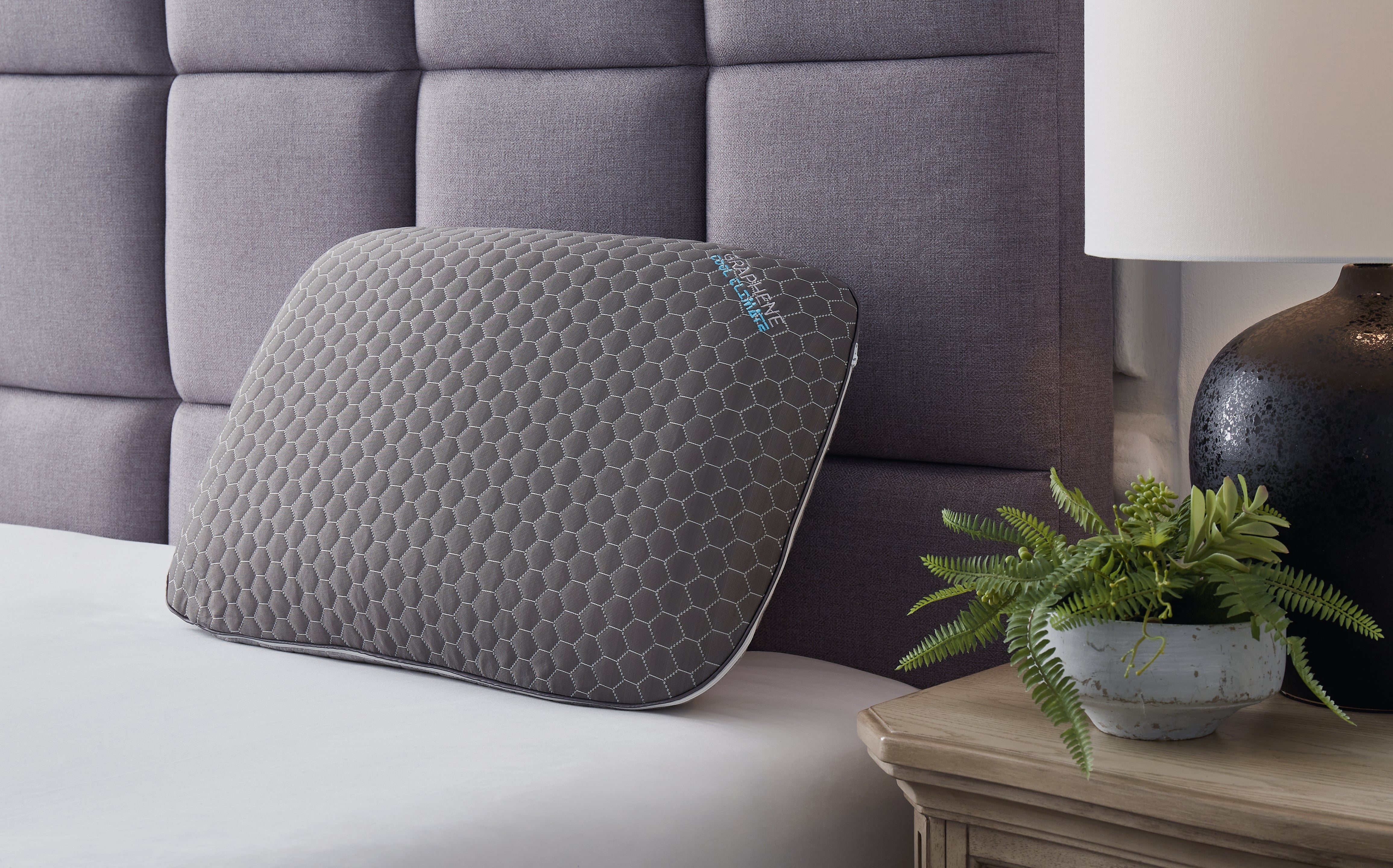 3 Brothers Decor - Ashley Furniture - Zephyr 2.0 Pillows - Graphene Contour Pillow (6/CS) / Dark Gray - M52113