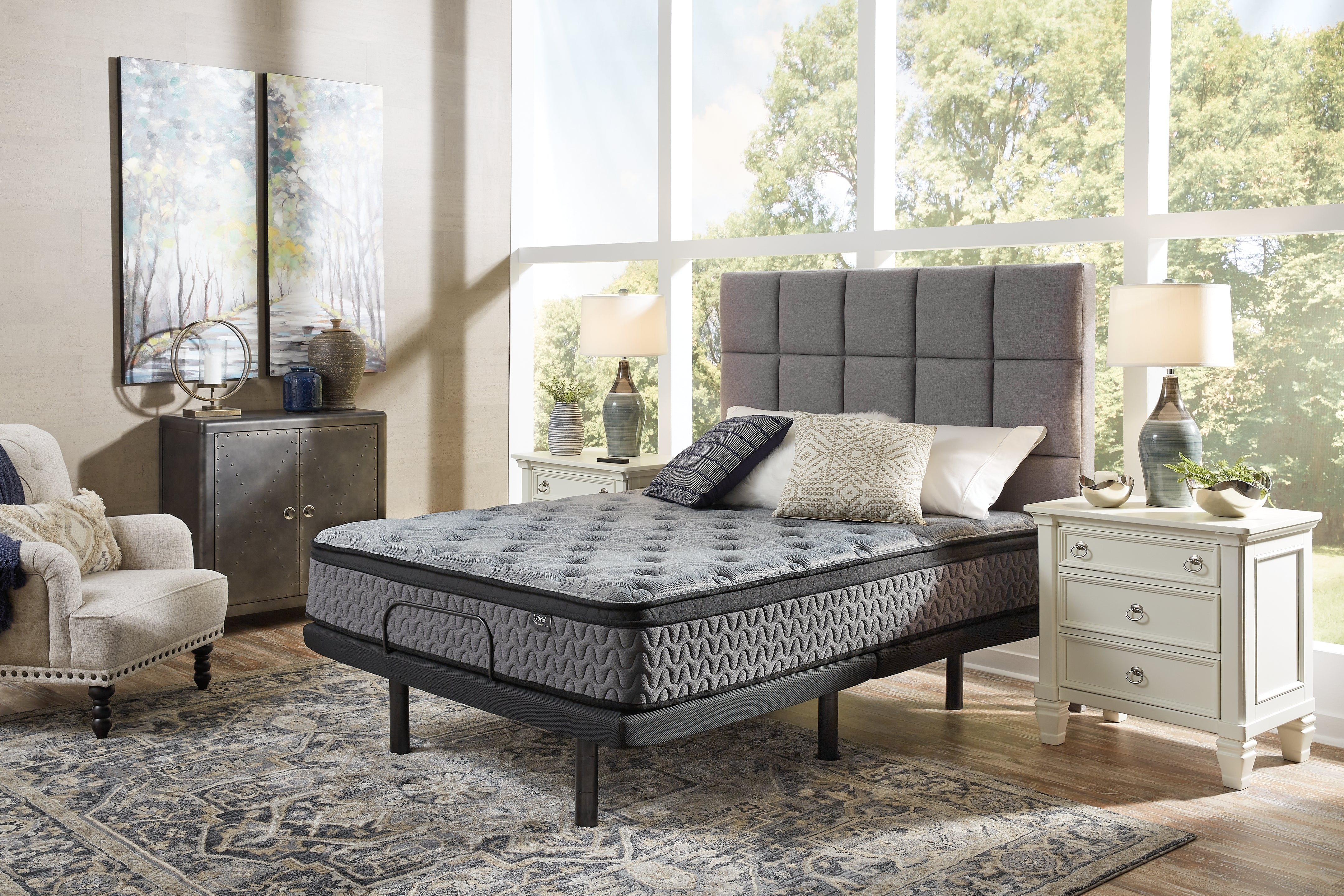 3 Brothers Decor - Ashley Furniture - Augusta2 Mattresses - Twin / Gray - M52511