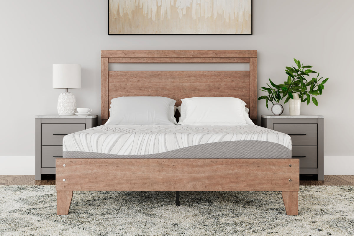 3 Brothers Decor - Ashley Furniture - 8 Inch Memory Foam Mattresses - Queen / White - M59131