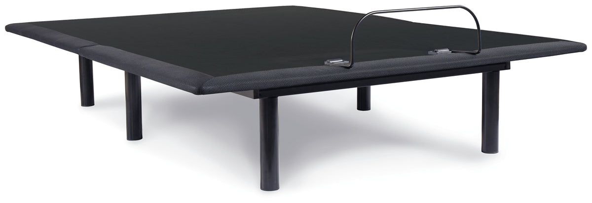 3 Brothers Decor - Ashley Furniture - Head Up Only Foundation Queen Adjustable Head Base - Queen Adjustable Head Base / Charcoal Gray - M5X132